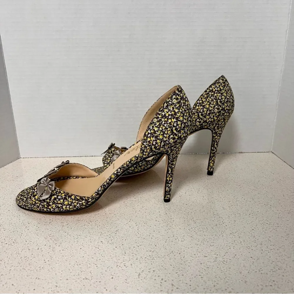 Butter Floral Heels